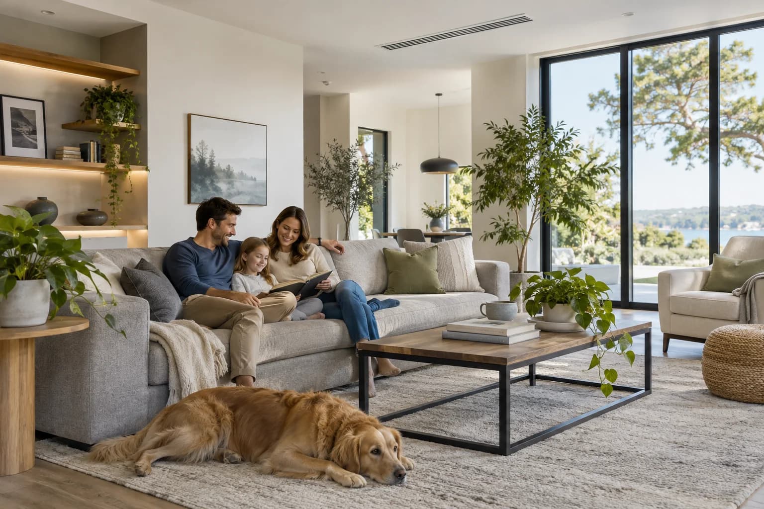 Illustrative house application environment